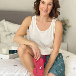 Zebra Ladies Pyjama Shorts -Sophie Allport 13. rutlandgirlfashionstyle ZebraPJShorts