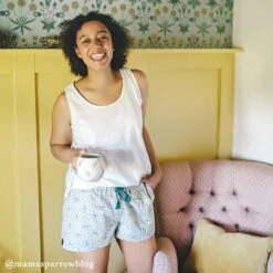 Giraffe Ladies Pyjama Shorts 9 Giraffe Ladies Pyjama Shorts -Sophie Allport 26. mamasparrowblog GiraffePJShorts