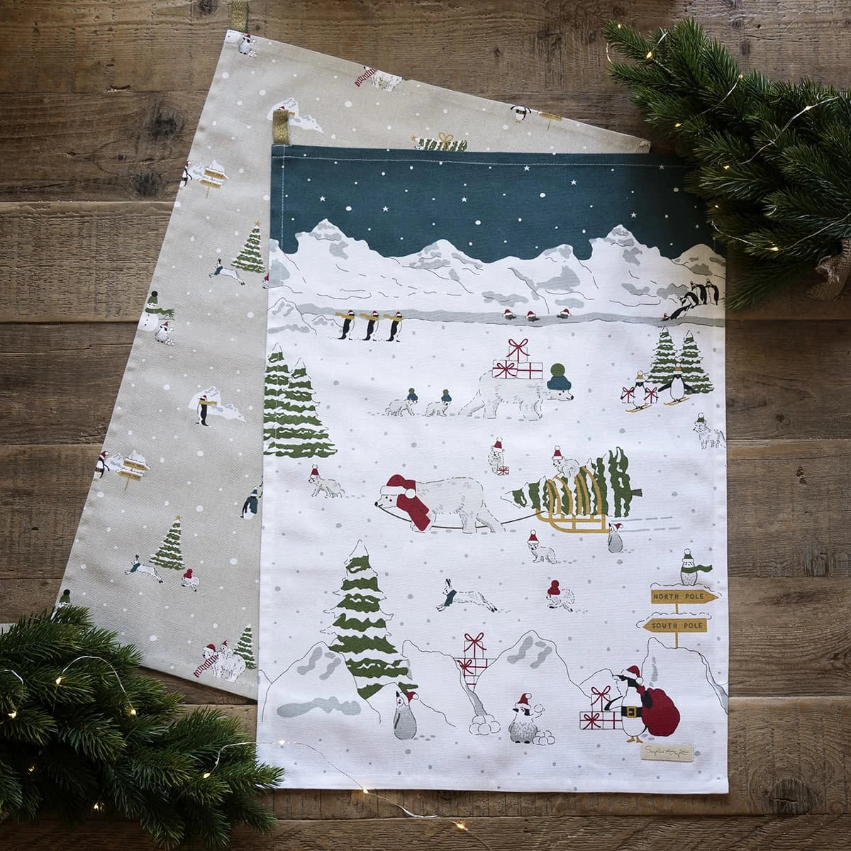 Snow Season Tea Towel (Set Of 2) 4 Snow Season Tea Towel (Set Of 2) - Image 2