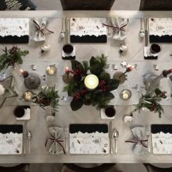 Snow Season Coasters (Set Of 4) 20 Snow Season Coasters (Set Of 4) -Sophie Allport AW22 snowseason pmc10001 placemat lifestyle high res square 1 d6de4cca 51d7 476e a9ea 3e0b3e294761