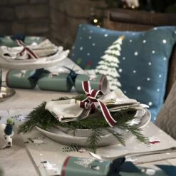 Snow Season Napkins (Set Of 4) -Sophie Allport AW22 snowseason table setting full collection12 lifestyle high res square