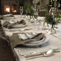 Snow Season Napkins (Set Of 4) -Sophie Allport AW22 snowseason table setting full collection19 lifestyle high res square