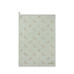 Christmas Stags Tea Towel -Sophie Allport AW23 ALL114601 CUTOUT Custom