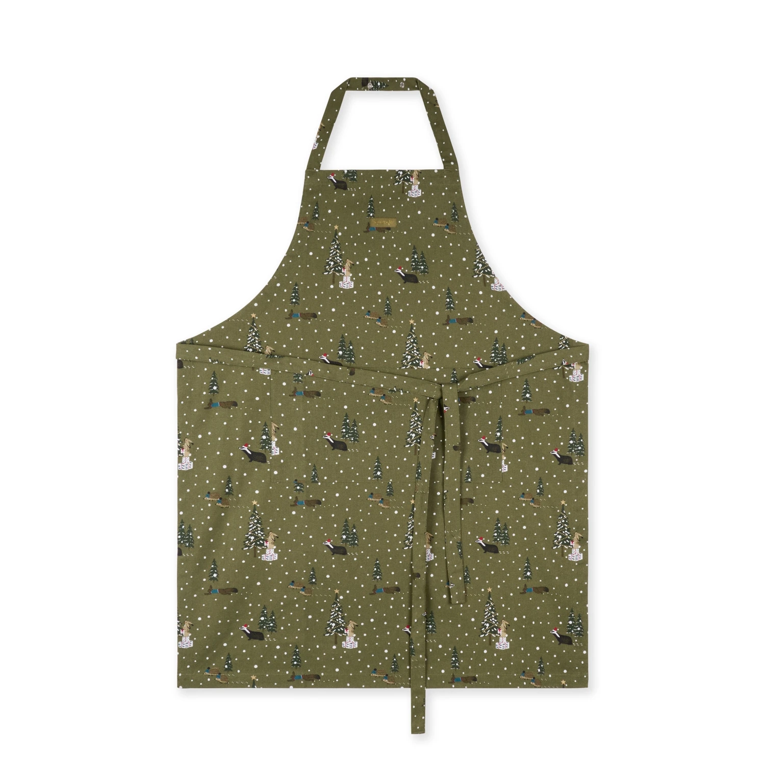 Festive Forest Adult Apron 3 Festive Forest Adult Apron