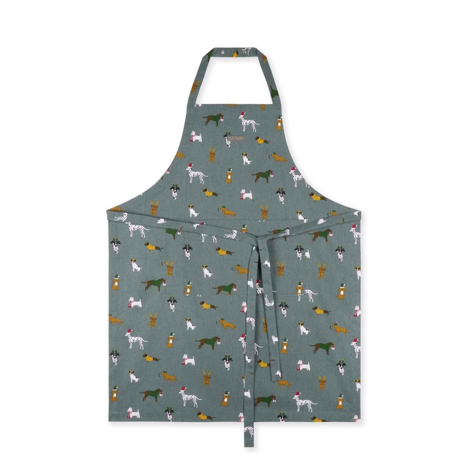 Christmas Dogs Adult Apron 3 Christmas Dogs Adult Apron