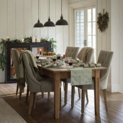 Christmas Stags Table Runner -Sophie Allport AW23 CHRISTMAS STAGS DINING HERO SQUARE Custom