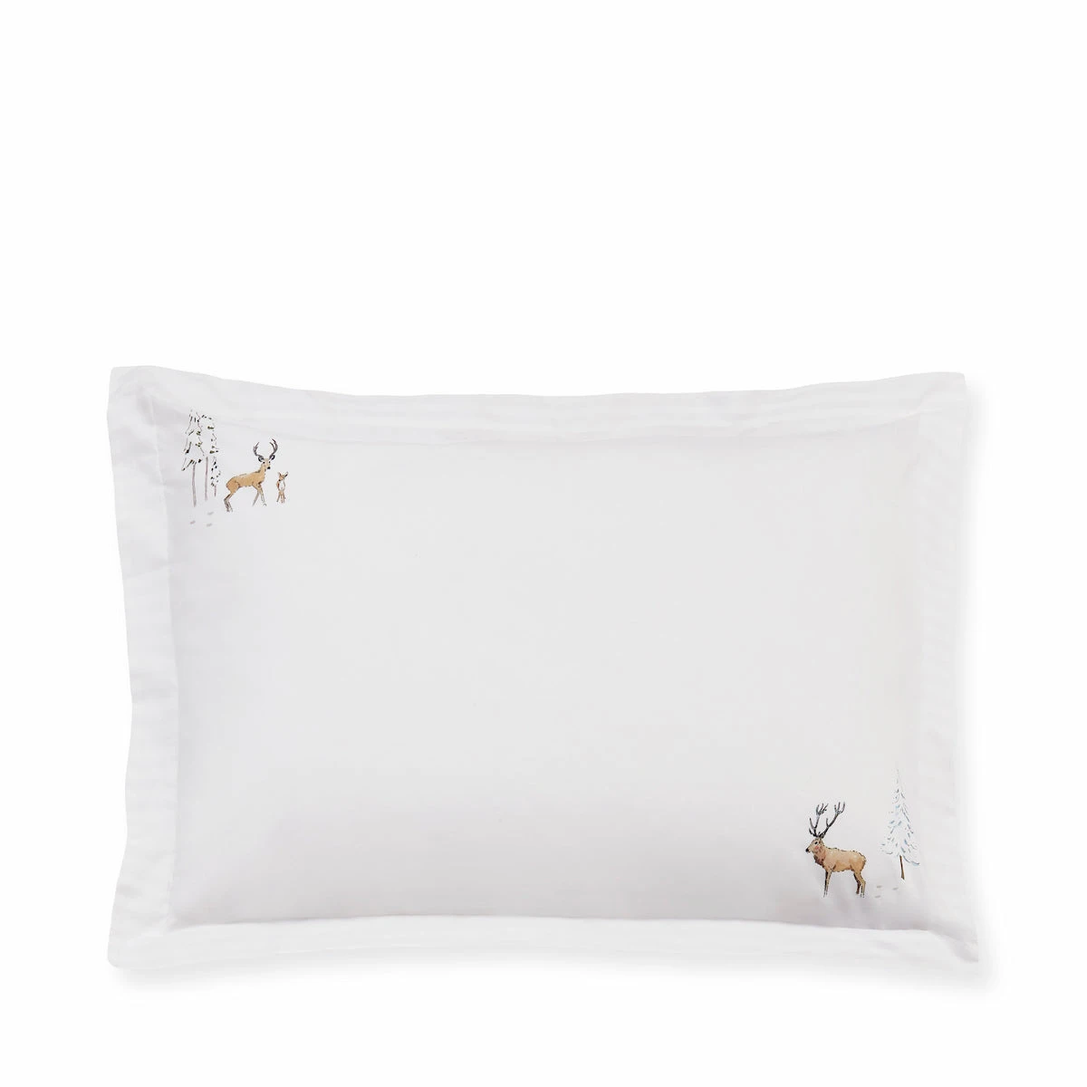 Christmas Stags Pair Of Oxford Pillowcases 5 Christmas Stags Pair Of Oxford Pillowcases - Image 3