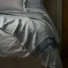 Wool Throw - Duck Egg -Sophie Allport AW23 KTWCDDE SQUARE