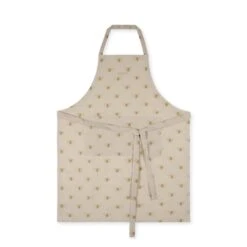 Bees Linen Adult Apron