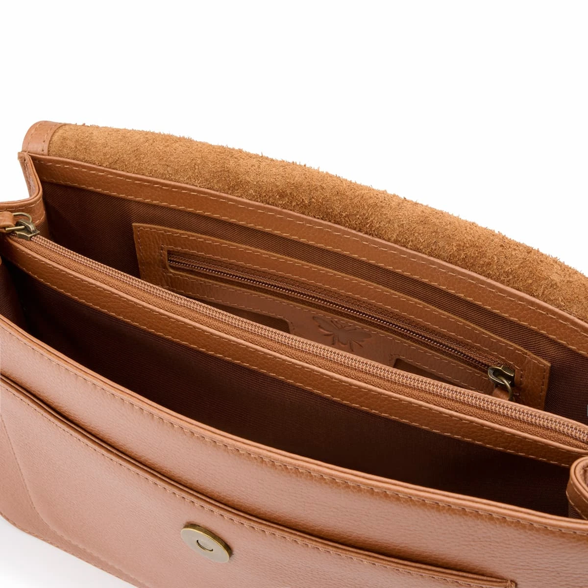 Bees Tan Leather Mabel Bag 6 Bees Tan Leather Mabel Bag - Image 4