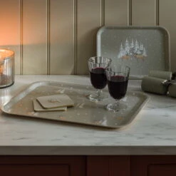 Christmas Stags Serving Tray - Large 10 Christmas Stags Serving Tray - Large -Sophie Allport AW23 PT11445 SQUARE