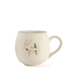 Christmas Stags Stoneware Mug -Sophie Allport AW23 SPM114 CUTOUT Custom