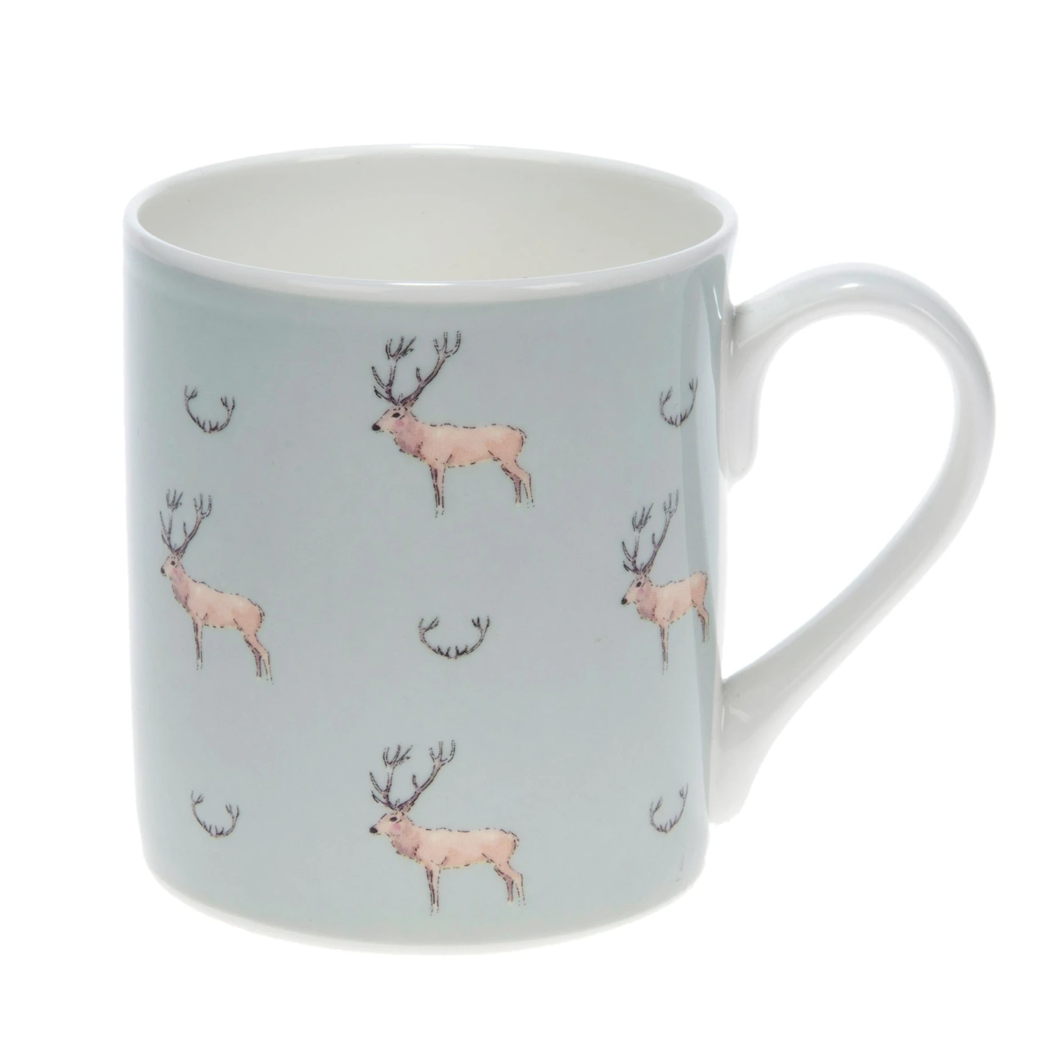 Stag & Antlers Olive Mug 3 Stag & Antlers Olive Mug