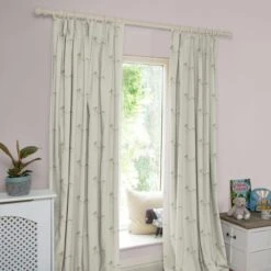 Fairground Ponies Gold Made To Measure Curtains -Sophie Allport CRT73GM2M fairground ponies gold lifestyle 1