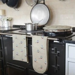 Pheasant Circular Hob Cover -Sophie Allport Pheasant Collection Lifestyle High Res 2 web image