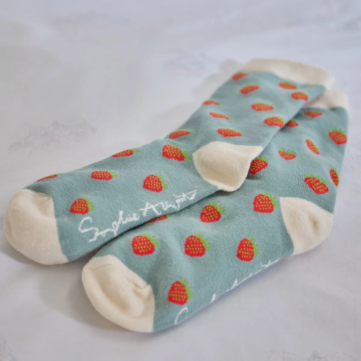 Strawberries Ladies Socks 3 Strawberries Ladies Socks