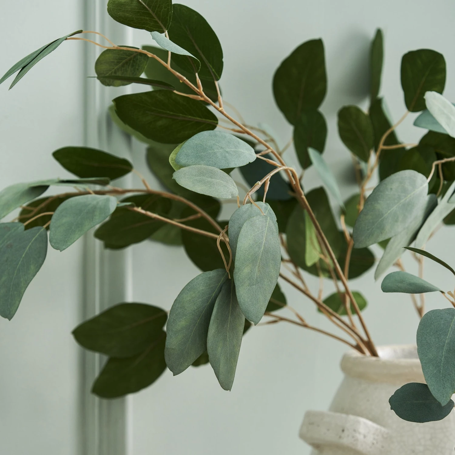 Faux Tall Eucalyptus Spray - Green 4 Faux Tall Eucalyptus Spray - Green - Image 2