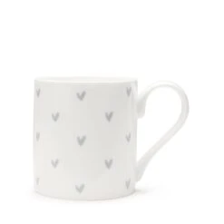 Hearts Grey Mug -Sophie Allport SS24 BM3404 CUTOUT
