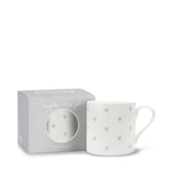 Hearts Grey Mug -Sophie Allport SS24 IM3405 CUTOUT BOX