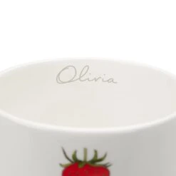 Strawberries Mug 21 Strawberries Mug -Sophie Allport SS24 IM9701 CUTOUT DETAIL PERSONALISATION