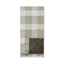 Gingham Picnic Blanket - Olive -Sophie Allport SS24 KPB00OL45 CUTOUT