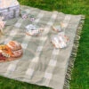 Gingham Picnic Blanket - Olive -Sophie Allport SS24 KPB00OL45 SQUARE 96ecc2f1 7e78 4824 a4b6 39c1c28e0c33