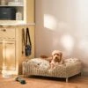 Rattan Pet Bed - Natural -Sophie Allport SS24 RATCD755 SQUARE