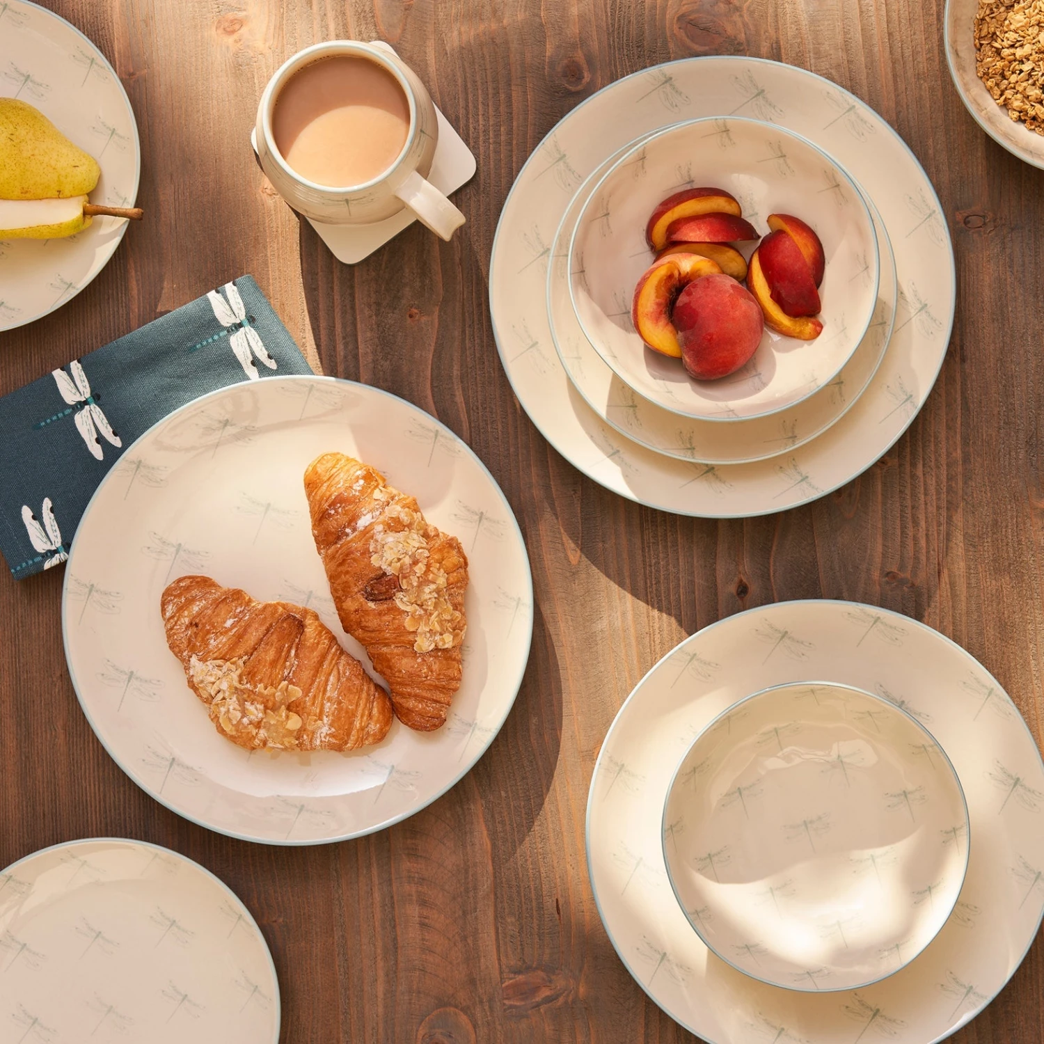 Dragonfly Stoneware Side Plate 5 Dragonfly Stoneware Side Plate - Image 3