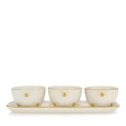Bees Stoneware Nibbles Bowl (Set Of 3) 9 Bees Stoneware Nibbles Bowl (Set Of 3) -Sophie Allport SS24 SNB3603 CUTOUT