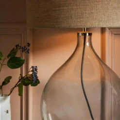 Langham Glass Lamp -Sophie Allport SS24 ZA7219 DETAIL SQUARE ON