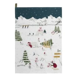 Snow Season Tea Towel (Set Of 2) 15 Snow Season Tea Towel (Set Of 2) -Sophie Allport all100602 snow season tea towel set of 2 2 cut out high res square