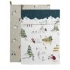 Snow Season Tea Towel (Set Of 2) -Sophie Allport all100602 snow season tea towel set of 2 3 cut out high res square