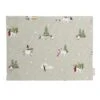 Snow Season Fabric Placemats (Set Of 2)