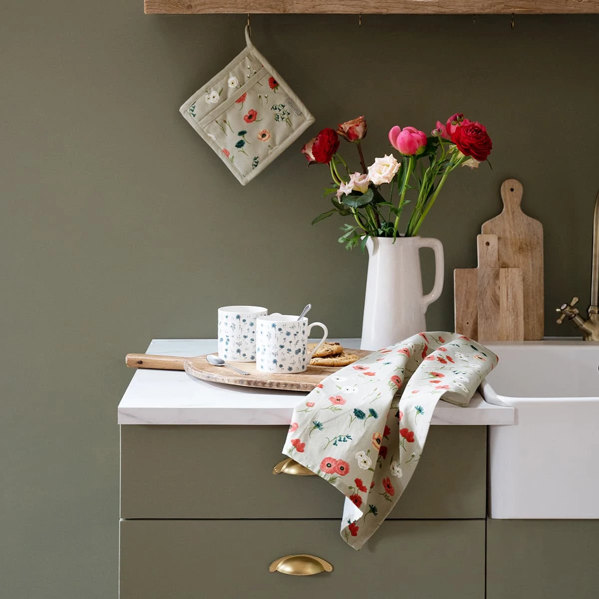 Poppy Meadow Tea Towel (Set Of 2) 5 Poppy Meadow Tea Towel (Set Of 2) - Image 3