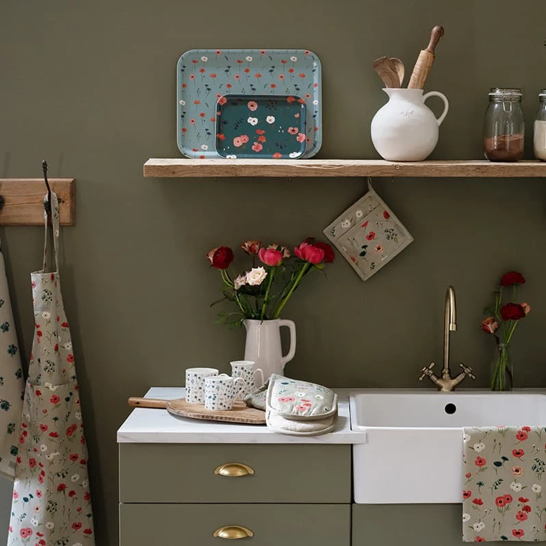 Poppy Meadow Double Oven Glove 6 Poppy Meadow Double Oven Glove - Image 4