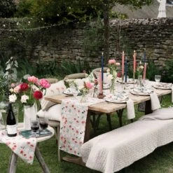 Poppy Meadow Linen Blend Embroidered Cushion 12 Poppy Meadow Linen Blend Embroidered Cushion -Sophie Allport all103810 all103820 poppy meadow table portrait lifestyle high res square a82a16fb 6f69 411e 9fe9 6abc2e89dac4