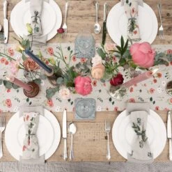 Poppy Meadow Table Runner 21 Poppy Meadow Table Runner -Sophie Allport all103810 all103820 poppy meadow table runner top down outdoor lifestyle high res square 0e17c0e8 9c66 4756 8888 8e037bbf65ed