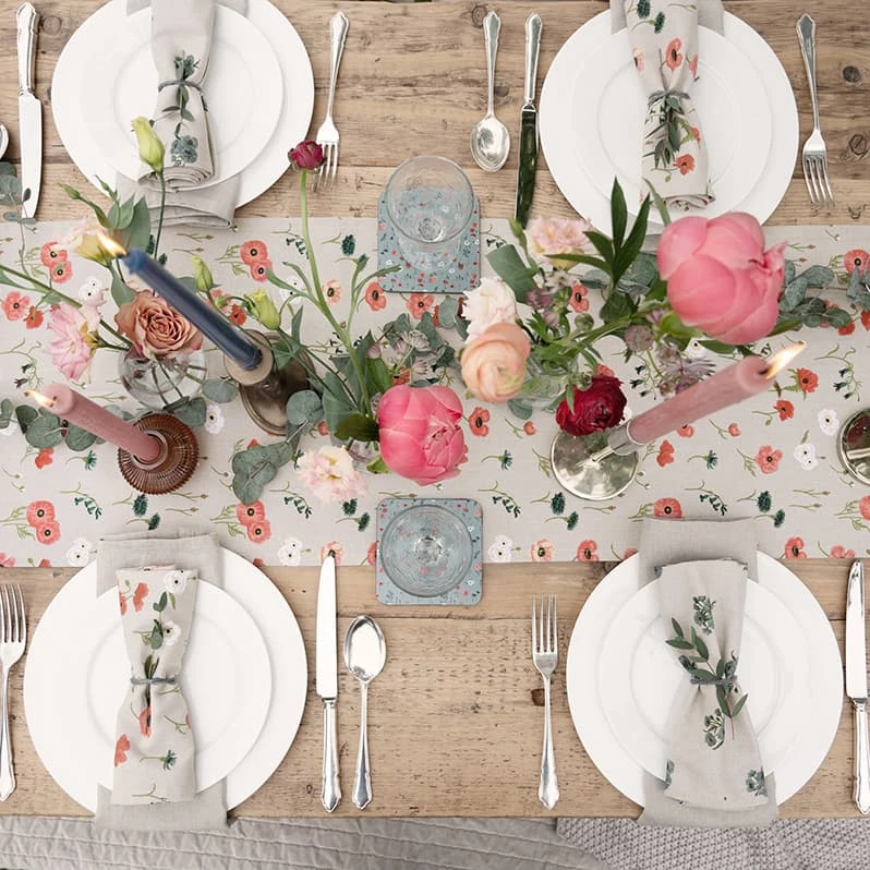 Poppy Meadow Table Runner 9 Poppy Meadow Table Runner - Image 7