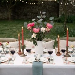 Poppy Meadow Fabric Placemat -Sophie Allport all103820 lin99401 poppy meadow table outdoor 2 lifestyle high res square