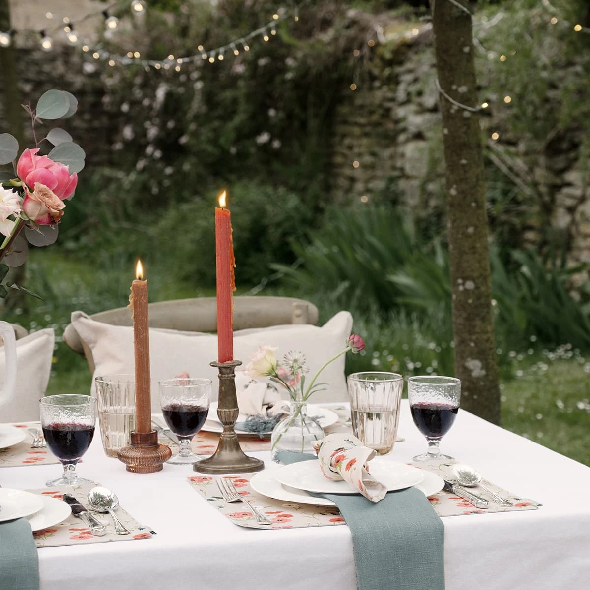 Poppy Meadow Napkins (Set Of 4) 9 Poppy Meadow Napkins (Set Of 4) - Image 7