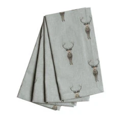 Highland Stag Napkins (Set Of 4)