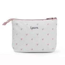 Hearts Canvas Wash Bag 10 Hearts Canvas Wash Bag -Sophie Allport all34515 hearts canvas wash bag large cut out high res squarr