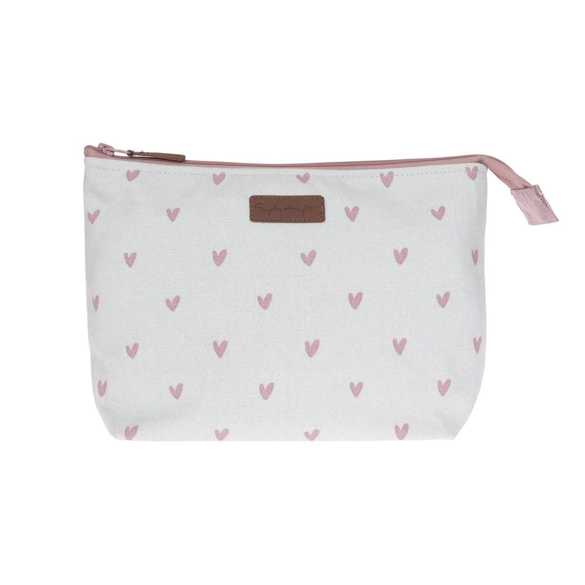 Hearts Canvas Wash Bag 4 Hearts Canvas Wash Bag - Image 2