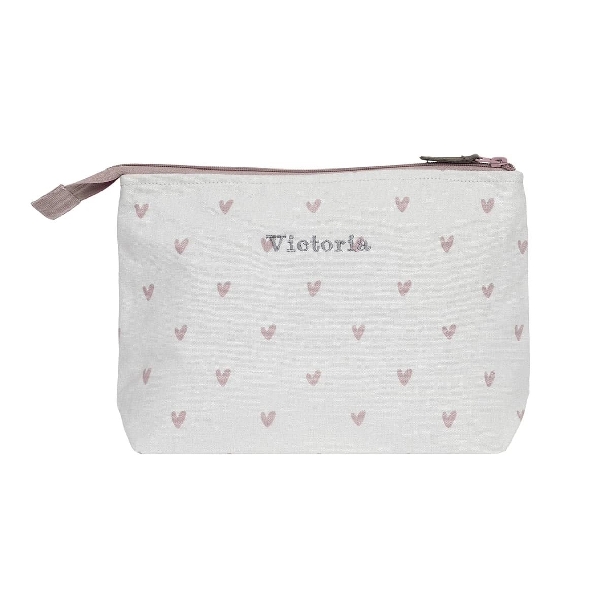 Hearts Canvas Wash Bag 5 Hearts Canvas Wash Bag - Image 3