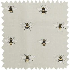 Bees Circular Hob Cover 11 Bees Circular Hob Cover -Sophie Allport all36000 bees fabric swatch cut out high res d35f9710 9989 46d9 9109 8cd5696111df