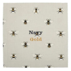 Bees Adult Apron -Sophie Allport all36000 bees fabric swatch cut out personalisation high res square 7701d7f3 e37a 4f8e b59d b7a12644dc4b