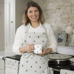 Bees Adult Apron -Sophie Allport all36250 bees adult apron lifestyle high res 3 square 74446dce 4b87 4c89 b348 518438f2e460