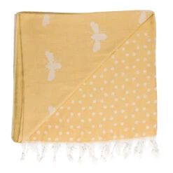 Bees Hammam Towel -Sophie Allport all36600 bees hammam beach towel cut out high res square