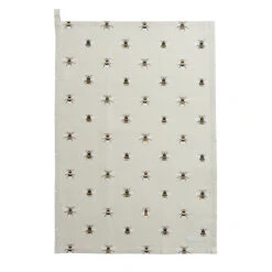 Bees Tea Towel -Sophie Allport all36601 bees tea towel cut out high res web image 1 c881f850 74ff 4c69 9ef7 515a0c2663d5