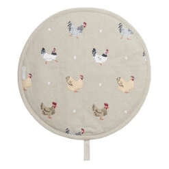 Lay A Little Egg Hen Circular Hob Cover